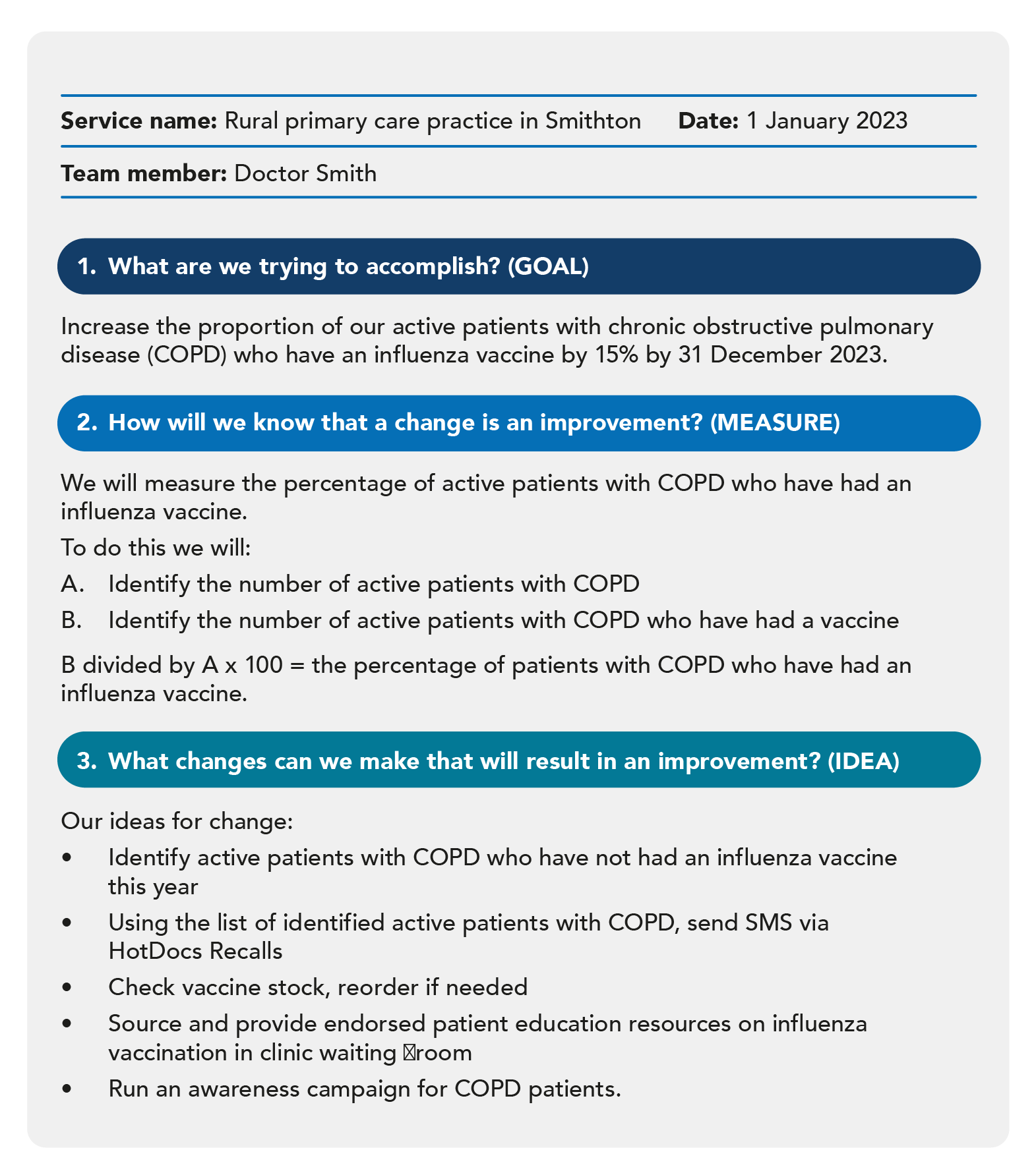 Planning program